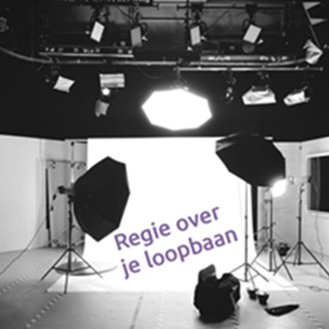Fotoshoot met tekst Regie over je loopbaan