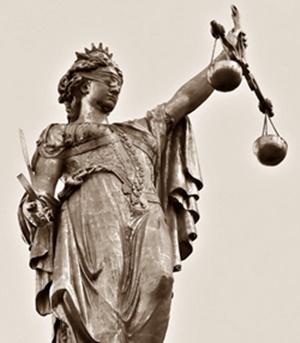 vrouwe justitia